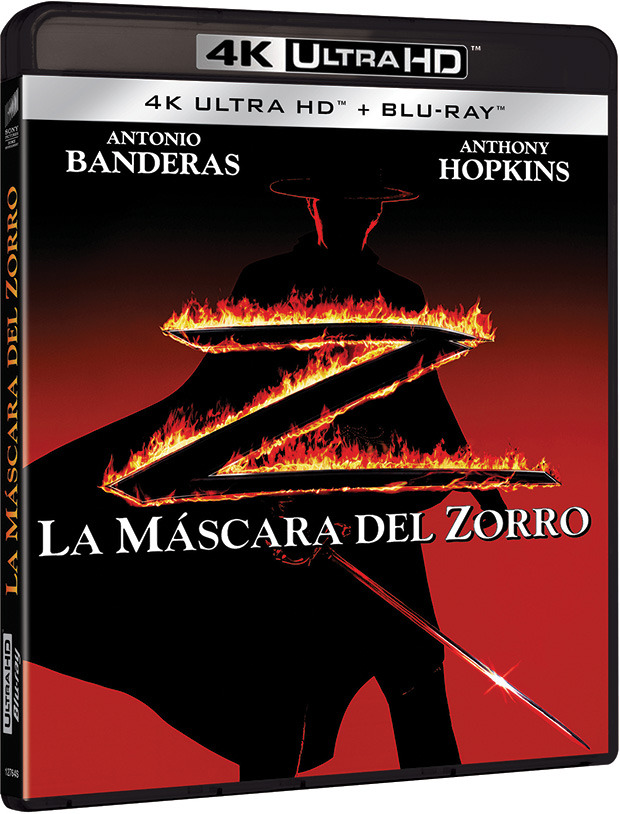 carátula La Máscara del Zorro Ultra HD Blu-ray 1