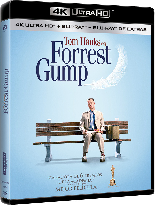 carátula Forrest Gump Ultra HD Blu-ray 1