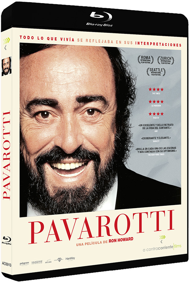 carátula Pavarotti Blu-ray 1