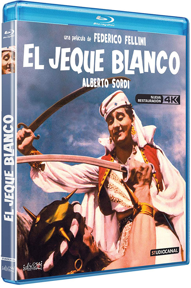 carátula El Jeque Blanco Blu-ray 1