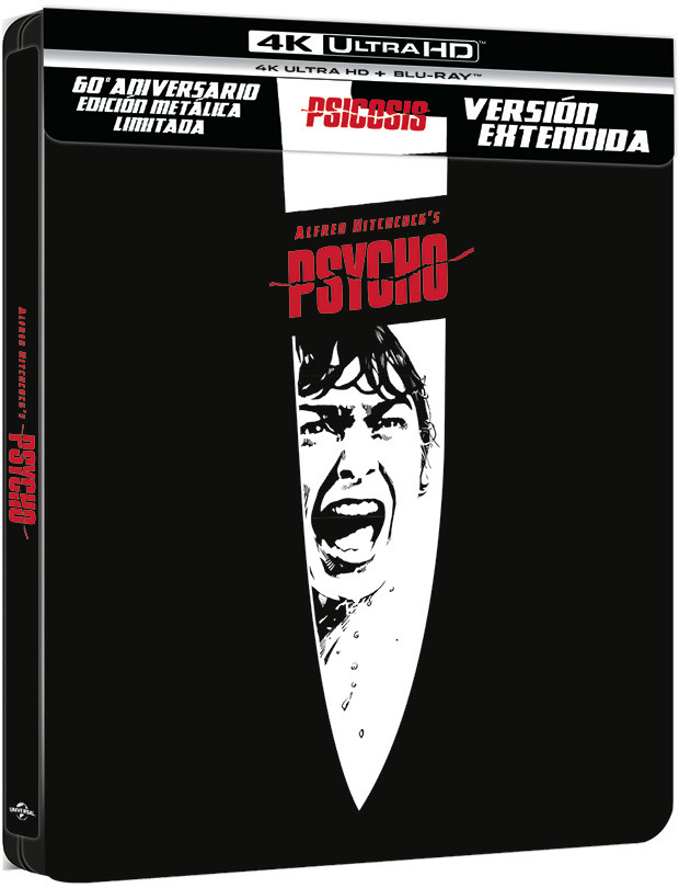 carátula Psicosis - Edición Metálica Ultra HD Blu-ray 1