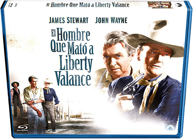 carátula El Hombre que mató a Liberty Valance - Edición Horizontal Blu-ray 1