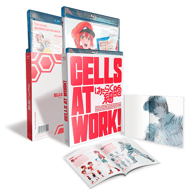 carátula Cells at Work! - Serie Completa Blu-ray 1