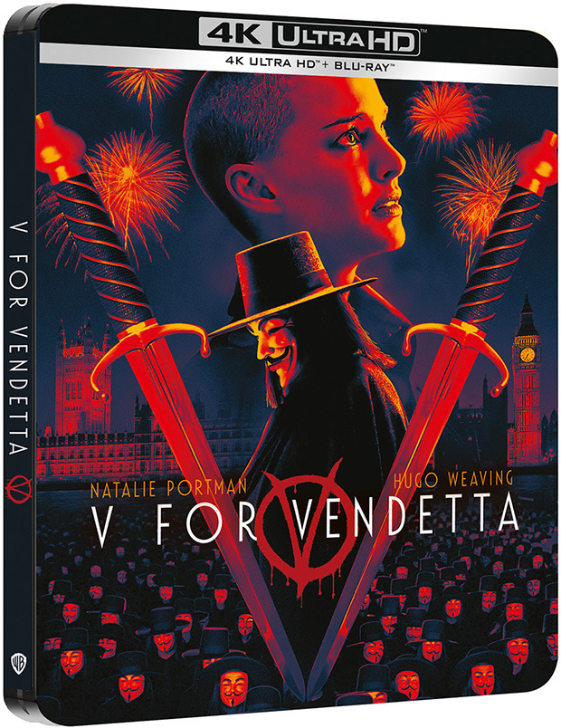 carátula V de Vendetta - Edición Metálica Ultra HD Blu-ray 1