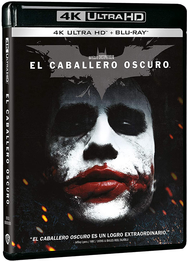 carátula El Caballero Oscuro Ultra HD Blu-ray 1