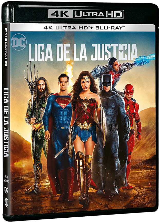 carátula Liga de la Justicia Ultra HD Blu-ray 1
