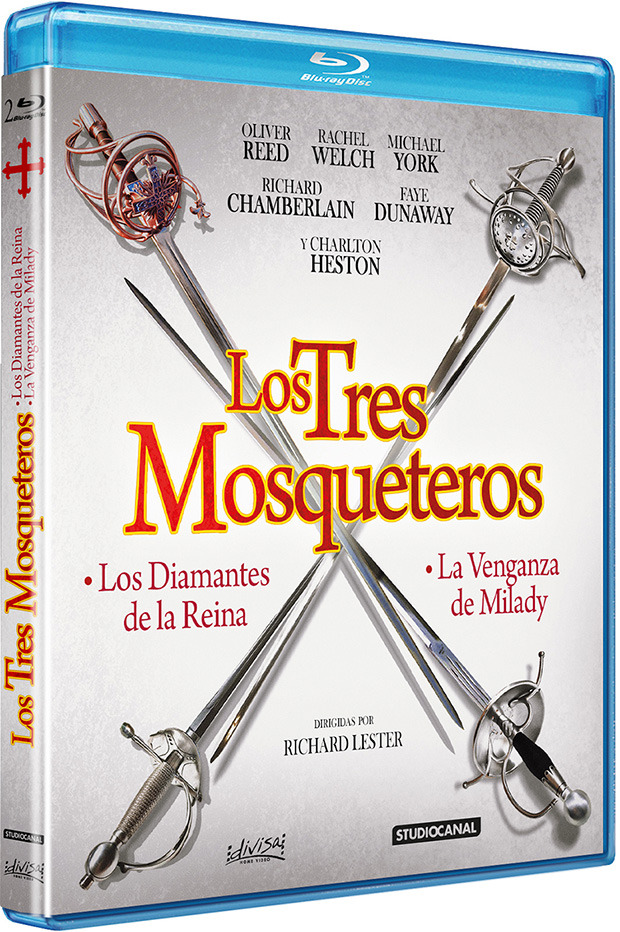 carátula Pack Los Tres Mosqueteros Blu-ray 1