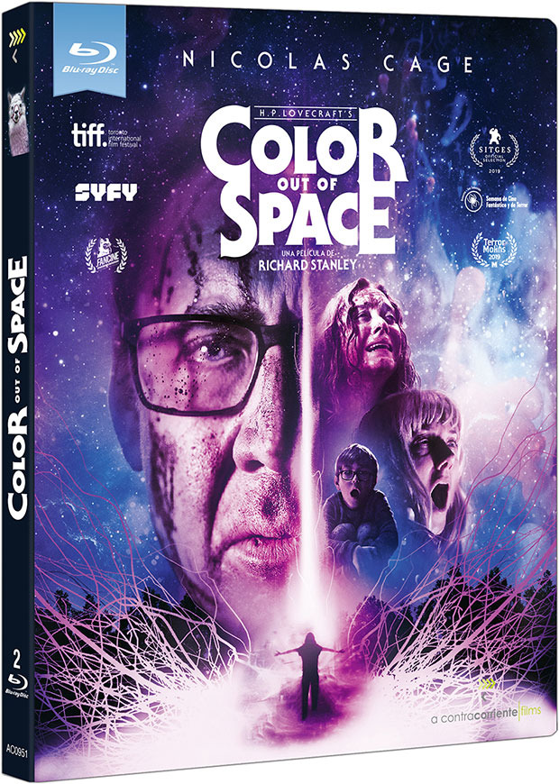 carátula Color Out of Space Blu-ray 1