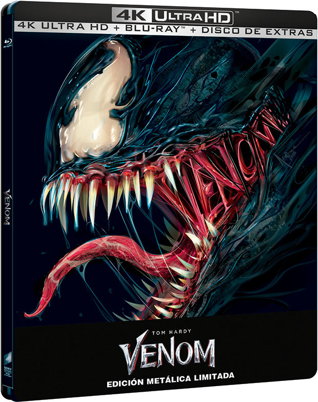 carátula Venom - Edición Metálica Ultra HD Blu-ray 1