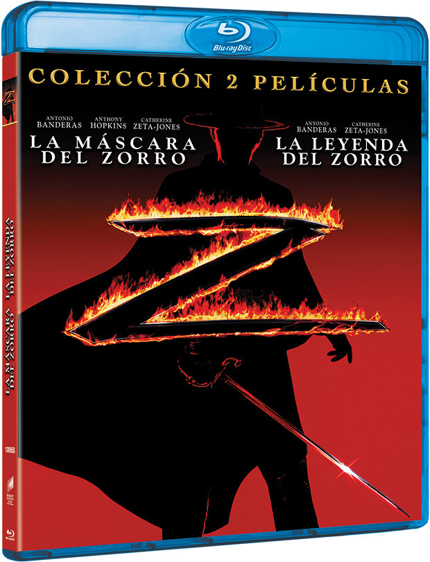 carátula Pack La Máscara del Zorro + La Leyenda del Zorro Blu-ray 1