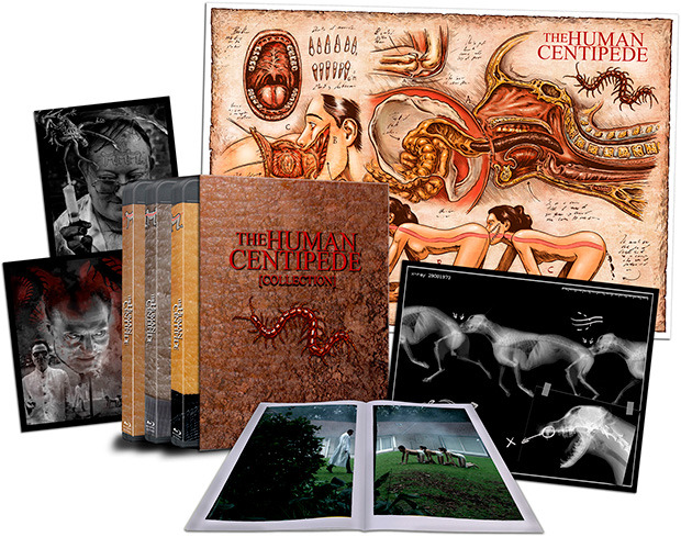 carátula Pack The Human Centipede - Edición Coleccionista Blu-ray 1