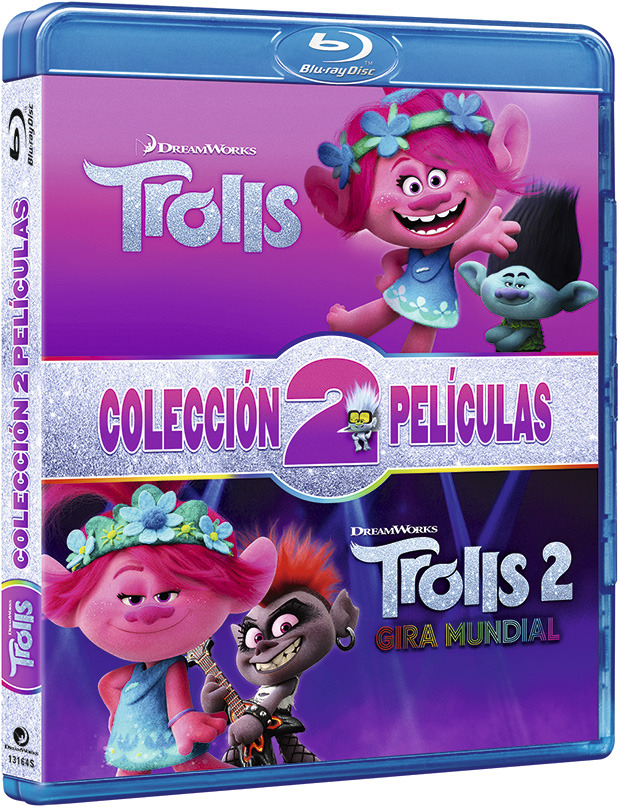 carátula Pack Trolls + Trolls 2 - Gira Mundial Blu-ray 1