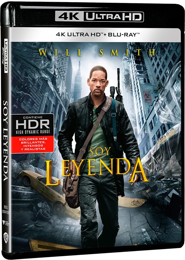 carátula Soy Leyenda Ultra HD Blu-ray 1