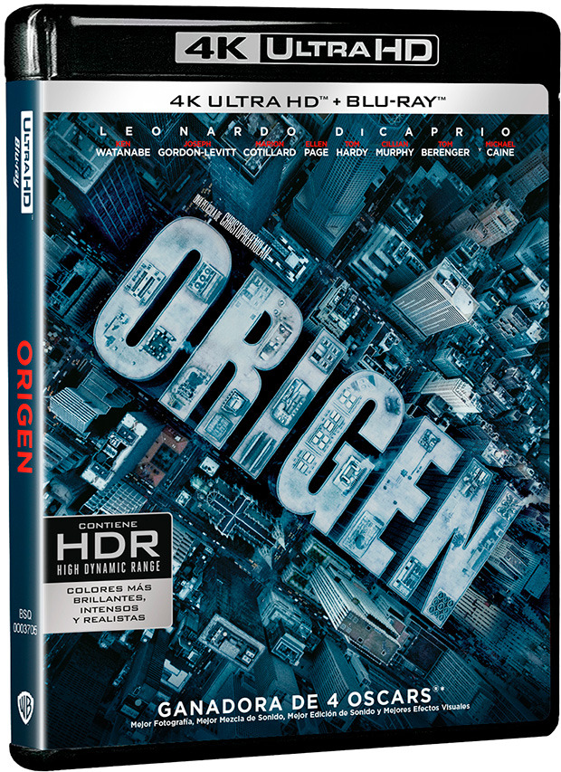 carátula Origen (Inception) Ultra HD Blu-ray 1