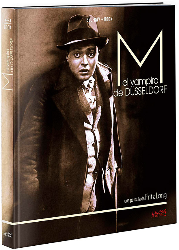 carátula M, El Vampiro de Düsseldorf - Edición Libro Blu-ray 1