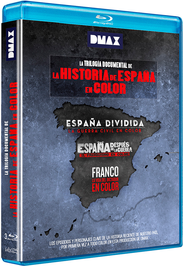 La Trilogía Documental de La Historia de España en Color Blu-ray