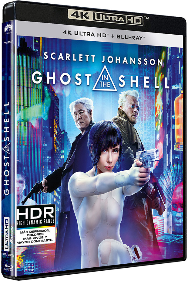 carátula Ghost in the Shell: El Alma de la Máquina Ultra HD Blu-ray 1