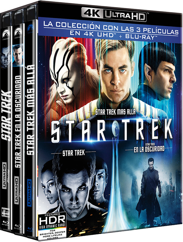 carátula Star Trek - Colección de 3 Películas Ultra HD Blu-ray 1