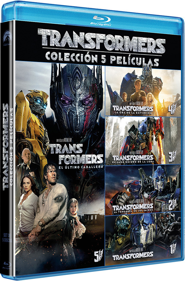 Transformers - Colección 5 Películas Blu-ray