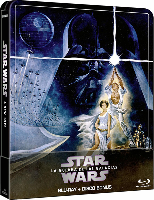carátula Star Wars: La Guerra de las Galaxias - Edición Metálica Blu-ray 1