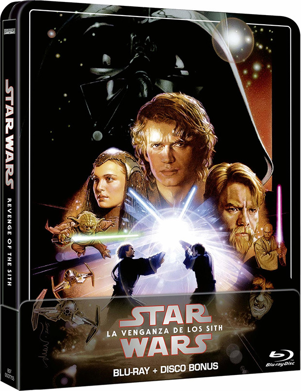 carátula Star Wars: La Venganza de los Sith - Edición Metálica Blu-ray 1