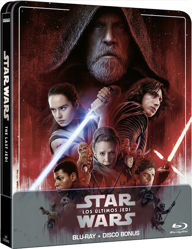 carátula Star Wars: Los Últimos Jedi - Edición Metálica Blu-ray 1