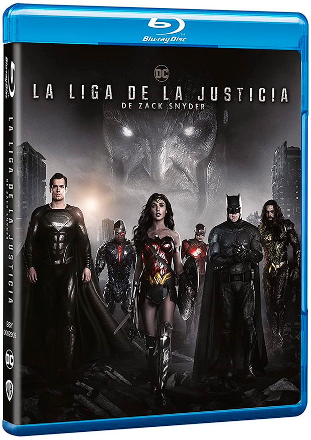carátula La Liga de la Justicia de Zack Snyder Blu-ray 1
