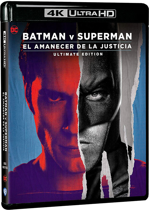 carátula Batman v Superman: El Amanecer de la Justicia - Ultimate Edition Remasterizada Ultra HD Blu-ray 1