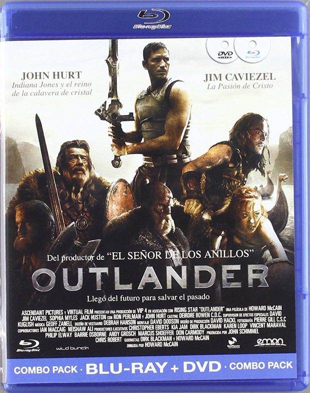 carátula Outlander (Combo Blu-ray + DVD) Blu-ray 1