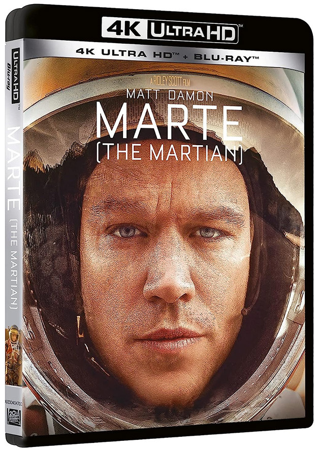 carátula Marte (The Martian) Ultra HD Blu-ray 1