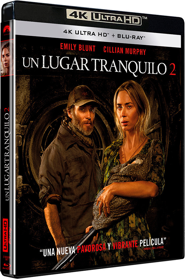 carátula Un Lugar Tranquilo 2 Ultra HD Blu-ray 1