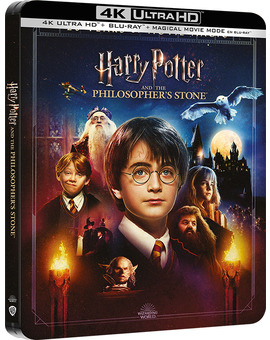 Harry Potter y la Piedra Filosofal - Magical Movie Mode en Steelbook en UHD 4K
