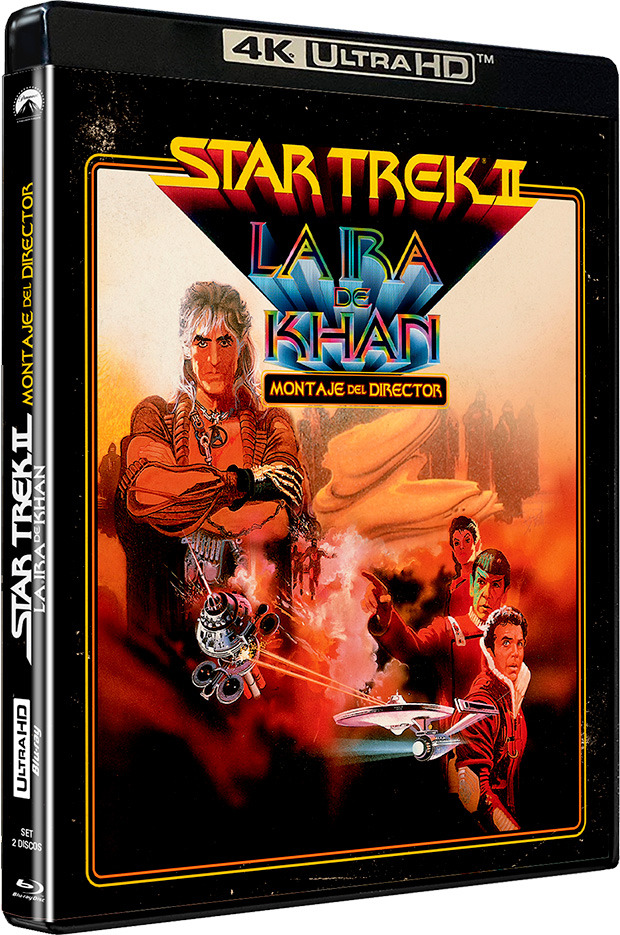 carátula Star Trek II: La Ira de Khan Ultra HD Blu-ray 1