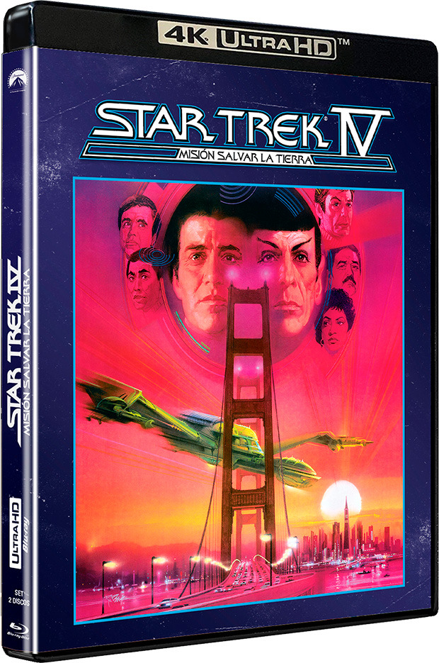 carátula Star Trek IV: Misión: Salvar la Tierra Ultra HD Blu-ray 1