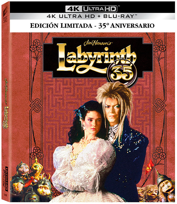 carátula Dentro del Laberinto - Edición 35º Aniversario Ultra HD Blu-ray 1