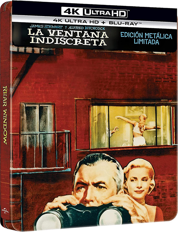 carátula La Ventana Indiscreta - Edición Metálica Ultra HD Blu-ray 1
