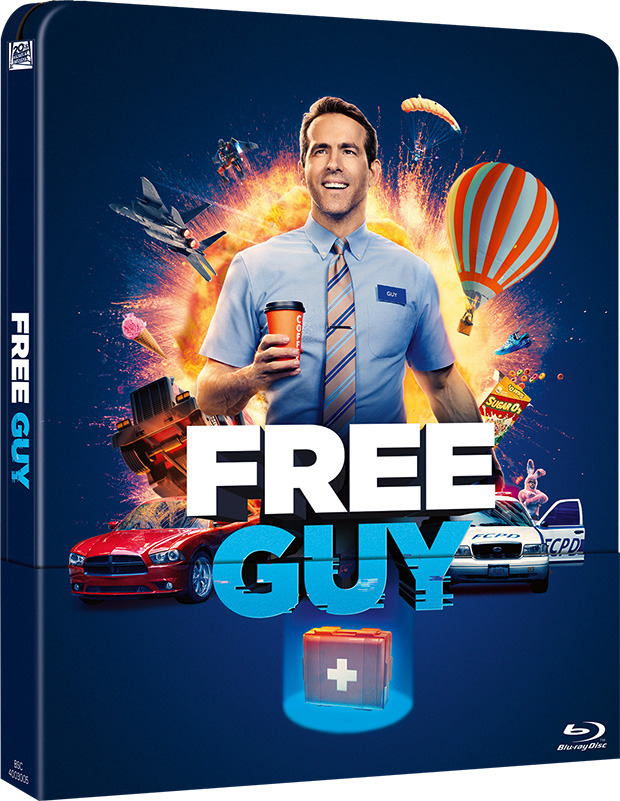 carátula Free Guy - Edición Metálica Blu-ray 1