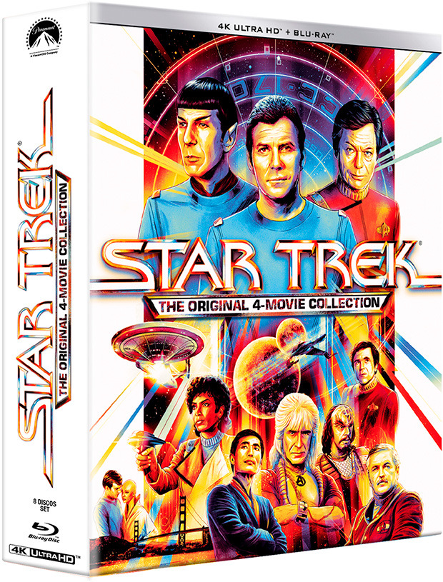 carátula Star Trek: The Original 4 Movie Collection Ultra HD Blu-ray 1