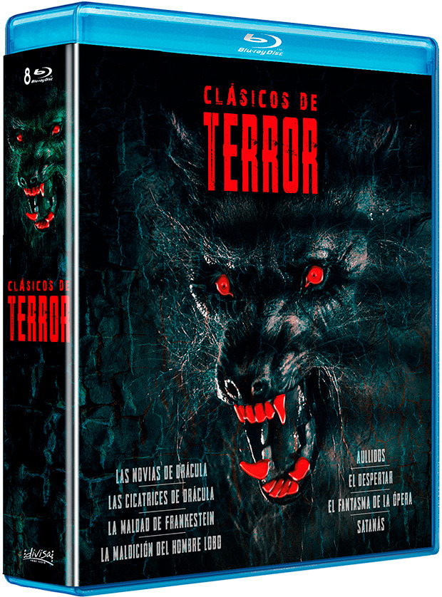 carátula Clásicos del Terror Blu-ray 1