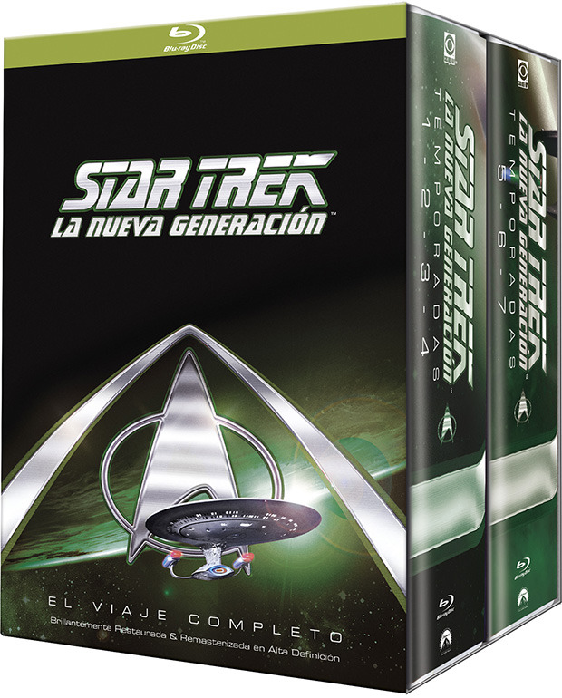 carátula Star Trek: La Nueva Generación - El Viaje Completo Blu-ray 1