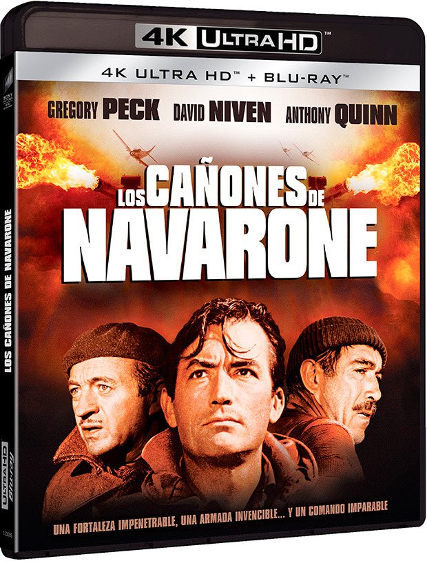 carátula Los Cañones de Navarone Ultra HD Blu-ray 2