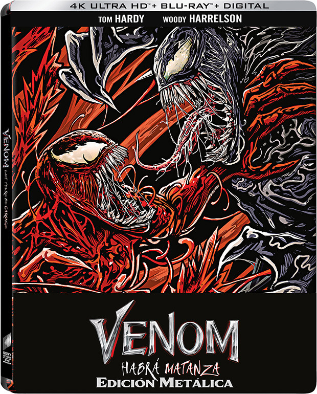 carátula Venom: Habrá Matanza - Edición Metálica Ultra HD Blu-ray 1