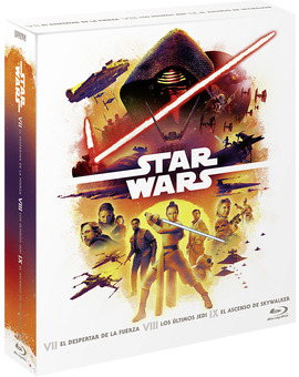 Trilogía Star Wars -  Episodios 7 a 9 Blu-ray 2