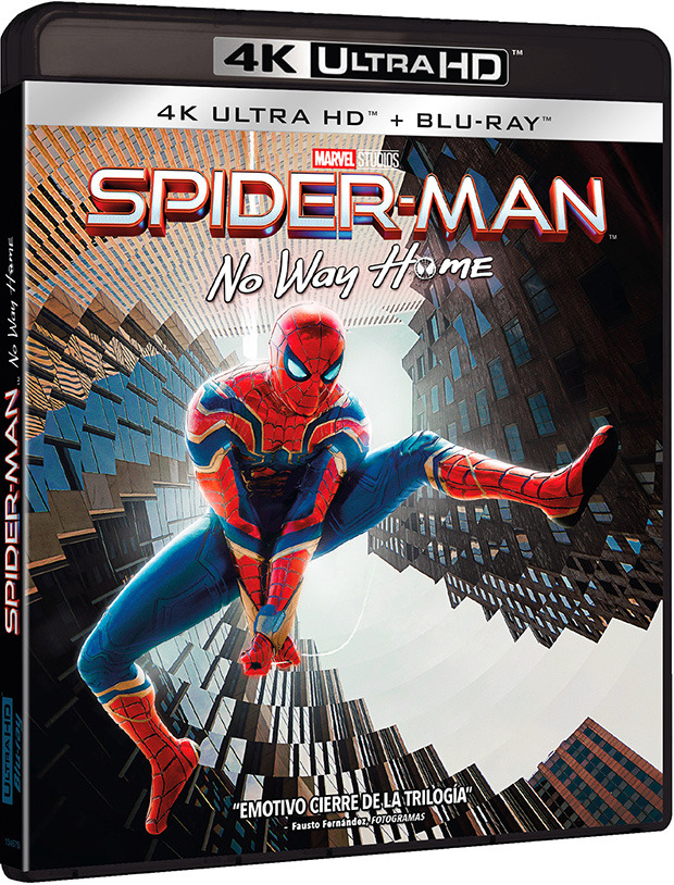 carátula Spider-Man: No Way Home Ultra HD Blu-ray 1