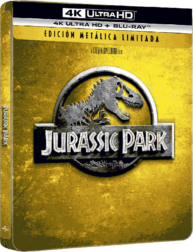 carátula Jurassic Park (Parque Jurásico) Ultra HD Blu-ray 1