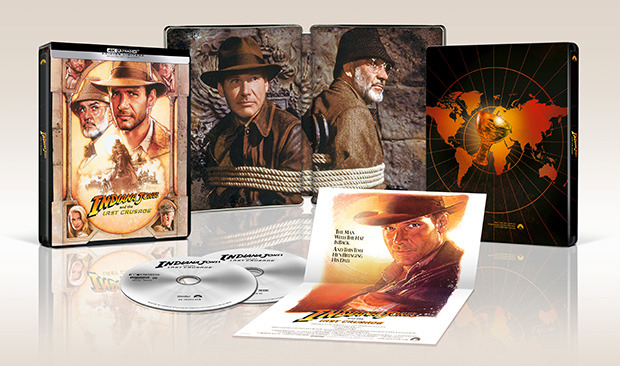 carátula Indiana Jones y La Última Cruzada - Edición Metálica Ultra HD Blu-ray 1