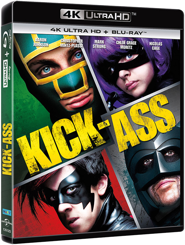 carátula Kick-Ass Ultra HD Blu-ray 1