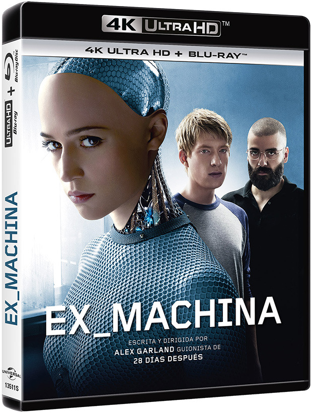 carátula Ex_Machina Ultra HD Blu-ray 1