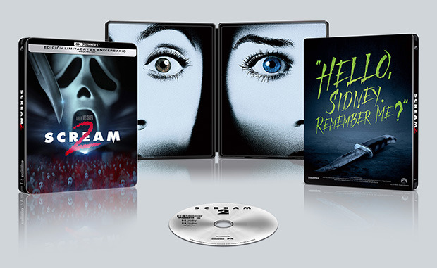 carátula Scream 2 - Edición Metálica Ultra HD Blu-ray 1