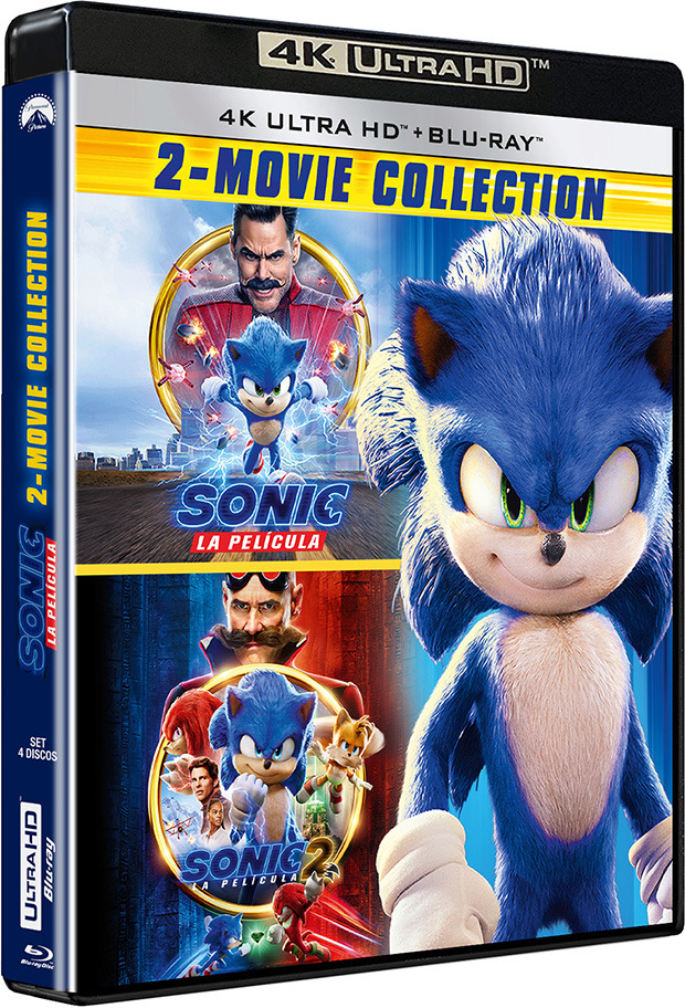 Pack Sonic + Sonic 2: La Película Ultra HD Blu-ray